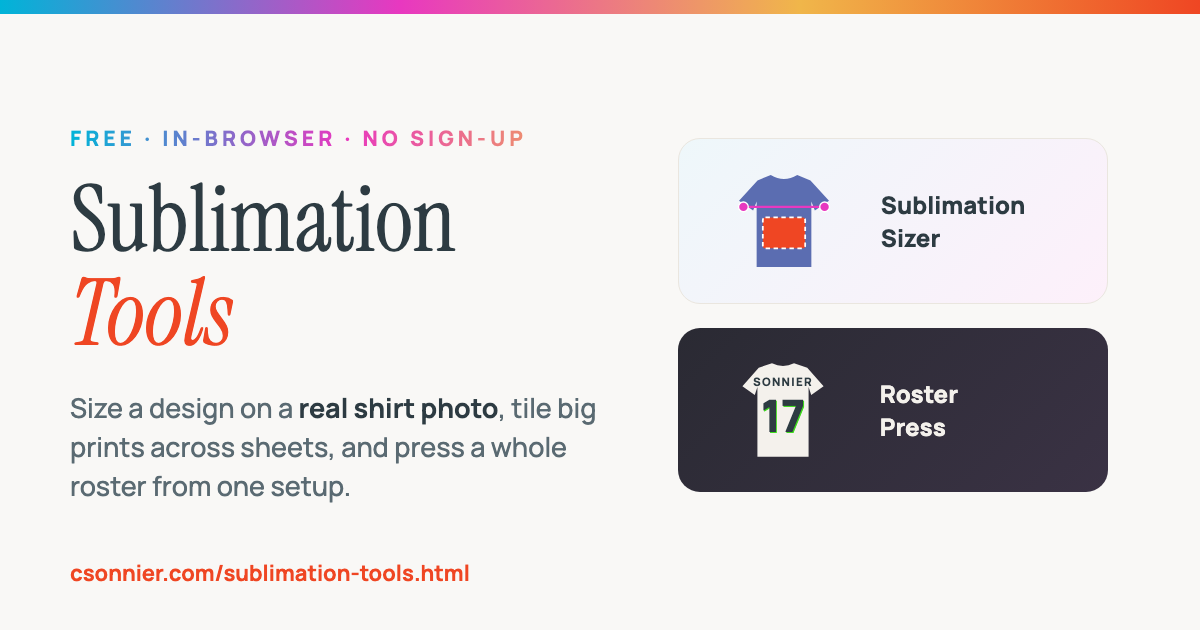 Sublimation Tools